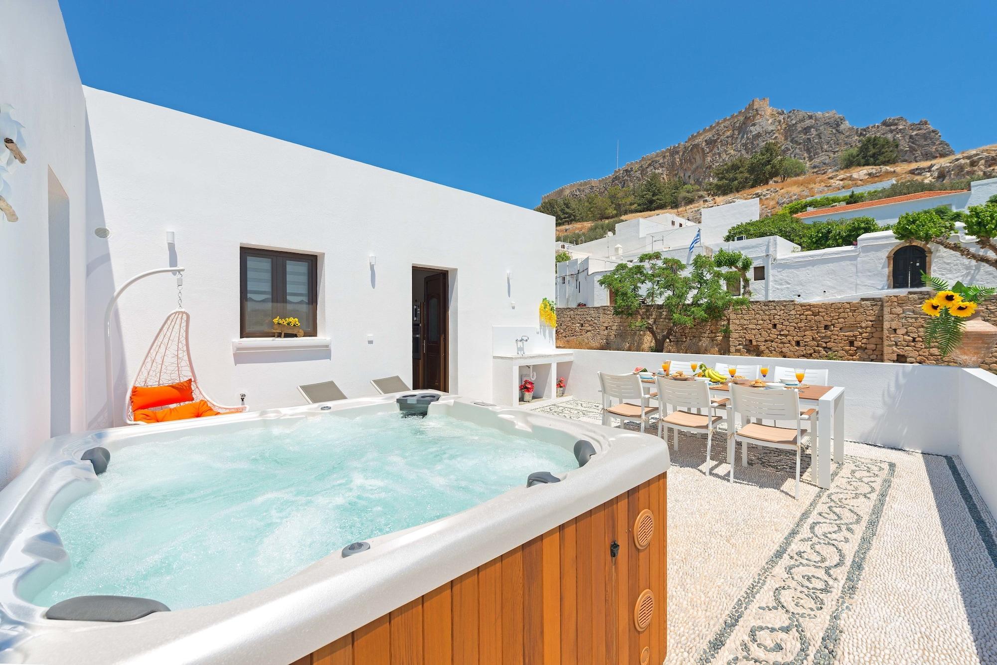 Lindos Diamond Exclusive Villa Exterior photo